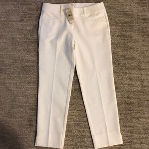 White Loft Dress Pants